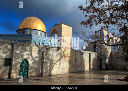 Haube des Felsens (685-691), Jerusalem, Israel Stockfoto