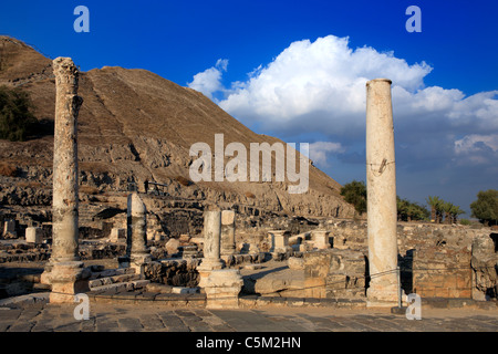 Ruinen der alten Stadt von Skythopolis (2. Jahrhundert n. Chr.), Beit Shean, Israel Stockfoto