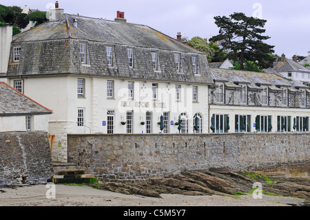 Das im Leerlauf Rocks Hotel, St. Mawes. Stockfoto