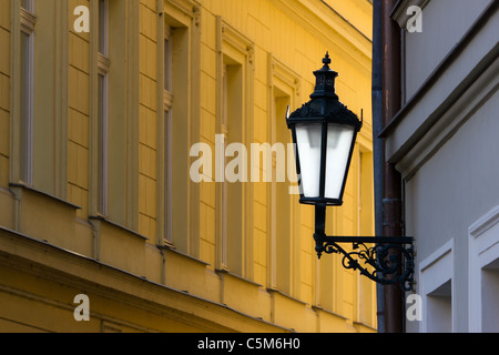 Prager Straße Lampe Stockfoto