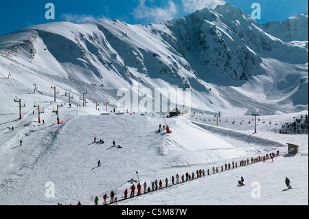La Mongie, Hautes-Pyrenäen, Frankreich Stockfoto
