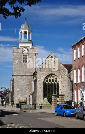 St. Thomas Kirche, hohe Straße, Lymington, neue Forstrevier, Hampshire, England, Vereinigtes Königreich Stockfoto