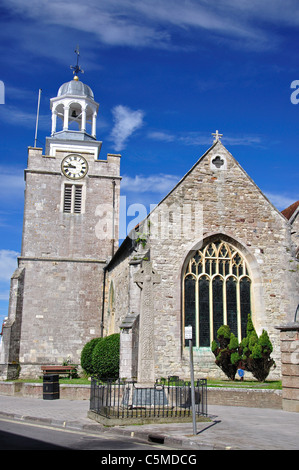 St. Thomas Kirche, hohe Straße, Lymington, neue Forstrevier, Hampshire, England, Vereinigtes Königreich Stockfoto