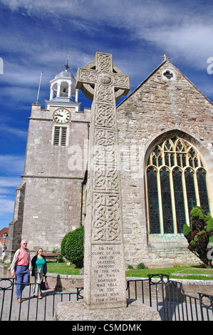 St. Thomas Kirche, hohe Straße, Lymington, neue Forstrevier, Hampshire, England, Vereinigtes Königreich Stockfoto