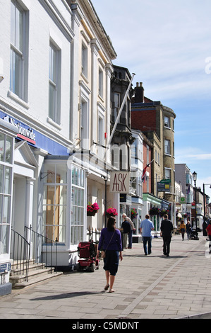 High Street, Lymington, neue Forstrevier, Hampshire, England, Vereinigtes Königreich Stockfoto