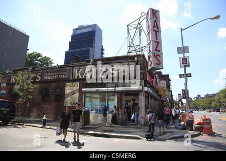 Katzs Delicatessen, Lower East Side, Manhattan, New York City, USA Stockfoto