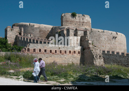 Osmanische Burg Kilitbahir auf den Dardanellen, Westtürkei Stockfoto