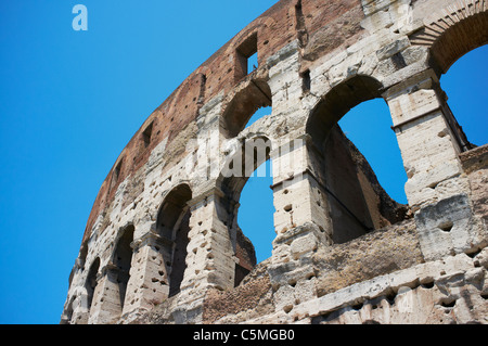 Außenseite des Colosseum Rom Italien Stockfoto