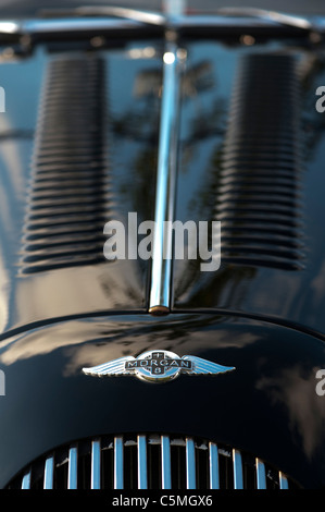 Morgan plus 8. Britische Oldtimer-front-End-abstrakt Stockfoto