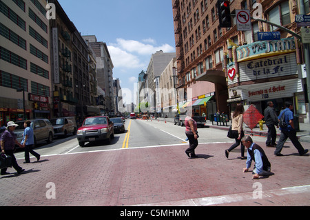 Deaktivierte Kreuzung Straße Stockfoto