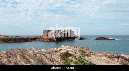 Fort-Les Homeaux Florains, Alderney, Kanalinseln Stockfoto