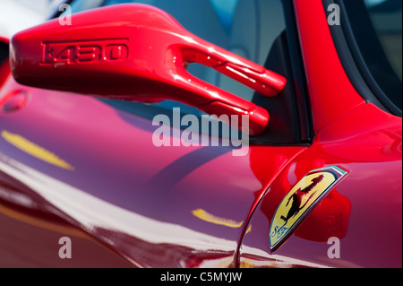 Ferrari F430 abstrakt Stockfoto