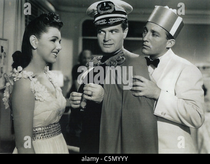 ROAD, Singapur 1939 Paramount Film mit Bob Hope (Mitte) und Bing Crosby Stockfoto