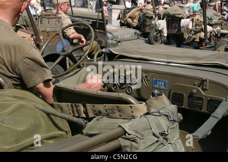 2. Weltkrieg Befreiung Roms re Enactment Parade 4. Juni 1944, Rom, Italien 2011 Stockfoto