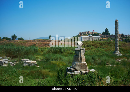 Der Tempel der Artemis Ephesus-Türkei Stockfoto