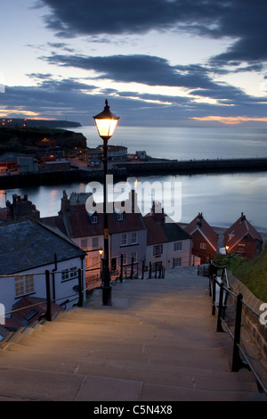 199 Stufen in whitby Stockfoto