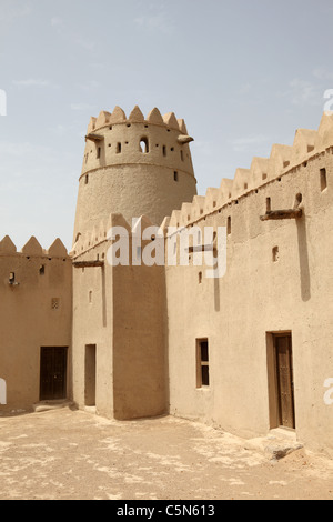 Al Jahili Fort in Al Ain, Abu Dhabi, Vereinigte Arabische Emirate Stockfoto