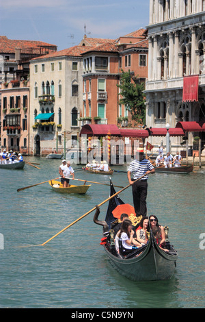 Vogalonga Regatta, Venedig, Italien Stockfoto