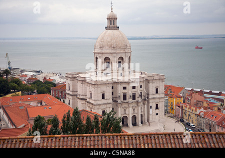 Alfama Panteao Nacional De Santa Engracia, Lissabon, Portugal Stockfoto