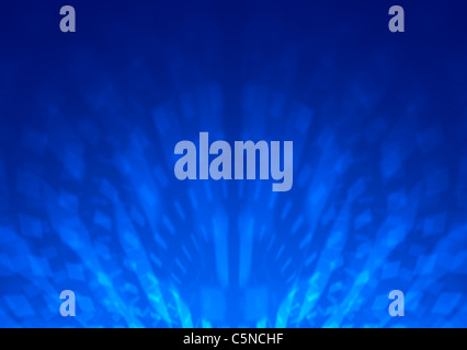 blaue abstrakte Komposition Stockfoto