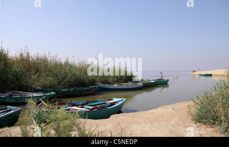 Obersee in Wadi el Ryan EL fayoum Stockfoto