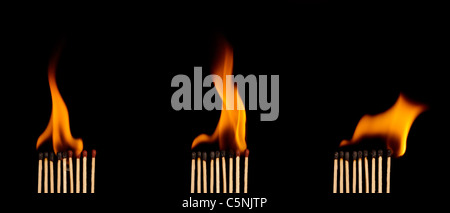 Spiele brennen Stockfoto