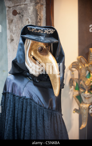 Schnabel Arzt venezianische Maske Stockfoto