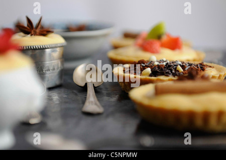 Vanillecreme (Crema Pasticcera) Stockfoto