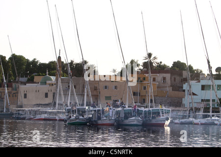 Westlich von Assuan, Ägypten Stockfoto