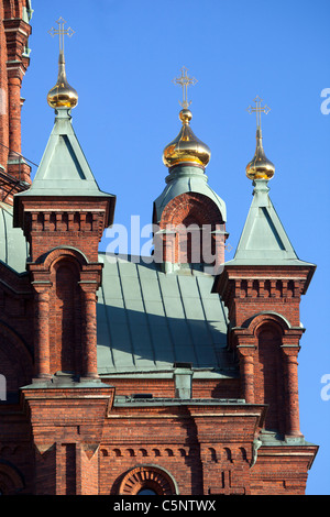 Uspenski Kathedrale Helsinki Finnland Stockfoto