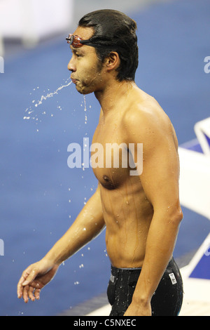 Japanische Schwimmer Kosuke Kitajima (JPN) für 14. FINA Weltmeisterschaften Shanghai 2011 durchführen. Stockfoto