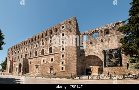 Aspendos wichtige Stadt im Staat Pamphylien römische Kontrolle in 190 v. Chr. , Anatolien Türkei römischen Kaiser Marcus Aurelius 161 - 80 n. Chr. Stockfoto