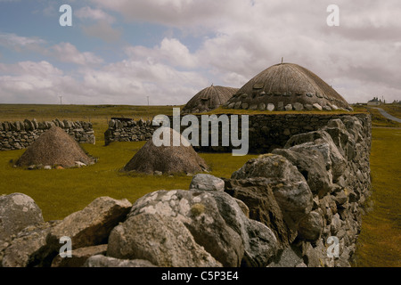 Arnol Black House Museum, Arnol, Isle of Lewis, äußeren Hebriden, Schottland, UK Stockfoto