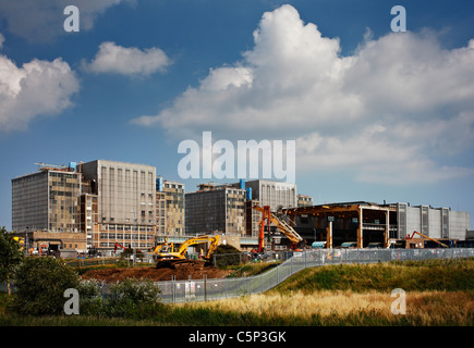 Bradwell nukleare Kraftwerk wird stillgelegt und teilweise abgerissen. Stockfoto