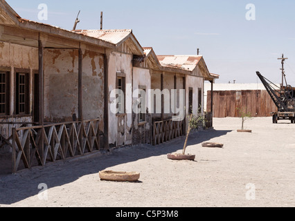 Verlassene Nitrat Stadt Humberstone, Geisterstadt, Chile, Südamerika Stockfoto