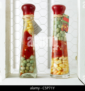 Glasbehälter Stockfoto