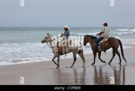 Reiter am Strand Grenze Feld State Park Stockfoto