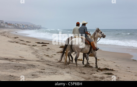 Reiter am Strand Grenze Feld State Park Stockfoto