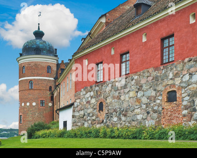 1537 erbaut Gripsholm Schloß Gustav I. Wasa, Gemeinde Strängnäs, Södermanland Grafschaft, Schweden, Europa Stockfoto