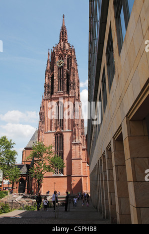 Dom St. Bartholomäus in Frankfurt (Main); Sankt Bartholomäus-Dom in Frankfurt (Main) Stockfoto