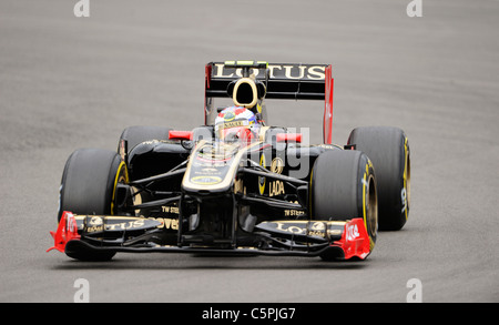 Witali Petrow (RUS) Renault während des deutschen Formel 1 Grand Prix am Nürburgring Stockfoto
