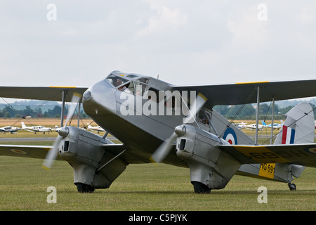 Vintage De Havilland Passagierflugzeug Stockfoto