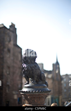 Greyfriars Bobby Statue, George IV Bridge, Edinburgh, Schottland Stockfoto