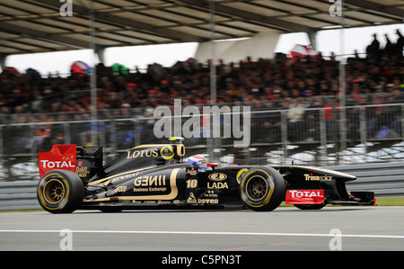 Witali Petrow (RUS) Renault während des deutschen Formel 1 Grand Prix am Nürburgring Stockfoto