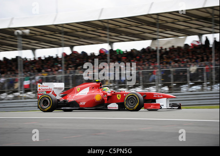Felipe Massa (BRA), Ferrari während des deutschen Formel 1 Grand Prix am Nürburgring Stockfoto