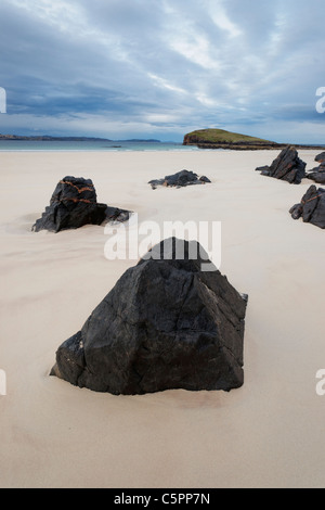 Oldshoremore Strand, Sutherland, Highland, Schottland, Vereinigtes Königreich Stockfoto