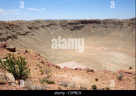 Meteorkrater in der Nähe von Winslow, Arizona, USA Stockfoto