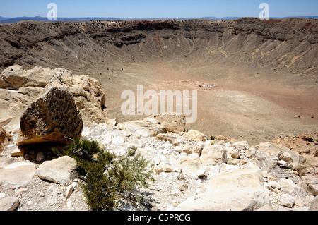 Meteorkrater in der Nähe von Winslow, Arizona, USA Stockfoto