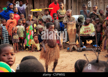 Bayanga Dorf, SW Zentralafrikanische Republik Stockfoto