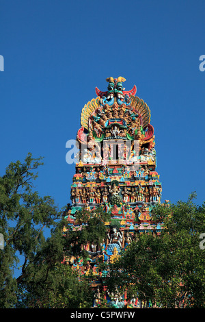 Meenakshi Amman Tempel, Madurai, Tamil Nadu, Indien Stockfoto